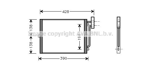 AVA QUALITY COOLING Kondensaator,kliimaseade PRA5038